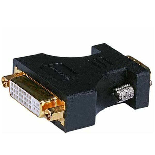 Cmple 127-N DVI-A Female to HD15- VGA Male Adapter GOLD 127-N - main